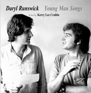 the album cover for Daryl Runswick - Young Man Songs