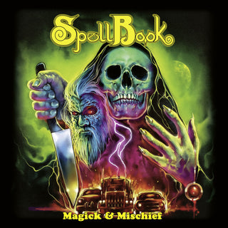 the album cover for Spellbook - Magick & Mischief