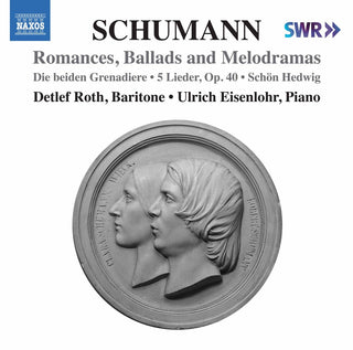 the album cover for Schumann / Roth / Eisenlohr - Romances Ballads & Melodrama