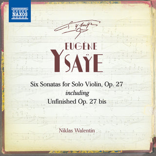 the album cover for Ysaye - Six Sonatas for Solo Violin