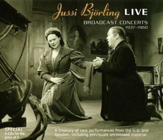 the album cover for Bjorling - Licia Albanese