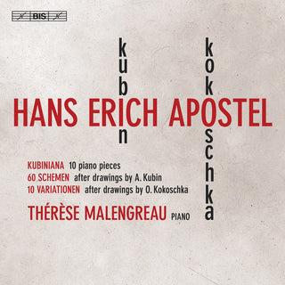 the album cover for Apostel / Malengreau - Apostel & Kokoschka & Kubin