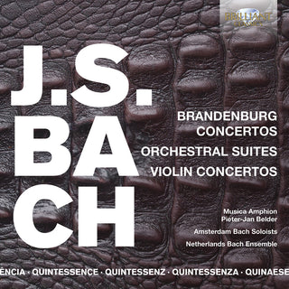 the album cover for J Bach S - Quintessence J.S. Bach