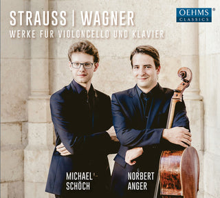 the album cover for Strauss / Schoch / Anger - Werke Fur Violoncello Und Klavier