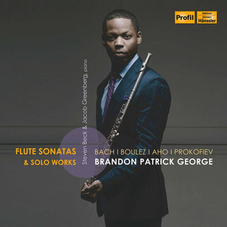 the album cover for Aho / George / Greenberg - Flute Sonatas & Solo Works