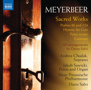 the album cover for Meyerbeer / Sawicki - Sacred Works