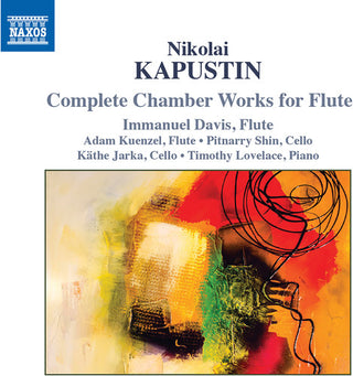 the album cover for Kapustin / Davis / Jarka - Complete Chamber Works for Flute