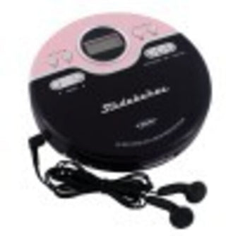 Studebaker SB3703PB Joggable Personal CD Player - FM - Bass Boost (Pink/Black)