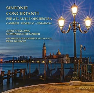the album cover for Anne Utagawa - Sinfonie Concertanti Per 2 Flauti E Orchestra