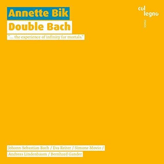 the album cover for Annette Bik - Double Bach
