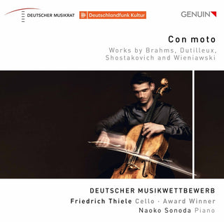 the album cover for Brahms / Thiele / Sonoda - Con Moto