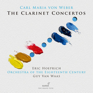 the album cover for Weber / Hoeprich / Waas - Clarinet Concertos