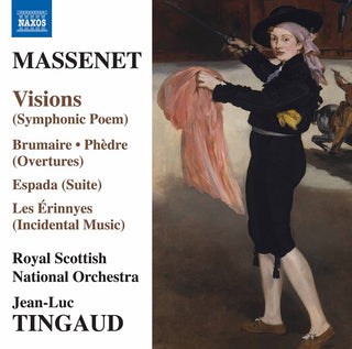 the album cover for Massenet / Royal Scottish National Orch / Tingaud - Visions