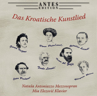 the album cover for Bersa / Antoniazzo / Elezovic - Das Kroatische Kunstlied