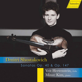 the album cover for Shostakovich / Herteinstein / Kim - Sonatas 40 & 147