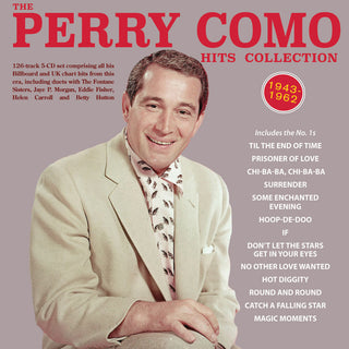 the album cover for Perry Como - Hits Collection 1943-62