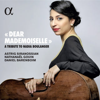 the album cover for Boulanger / Gouin / Siranossian / Barenboim - Dear Mademoiselle