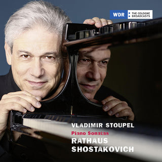 the album cover for Rathaus / Stoupel - Piano Sonatas