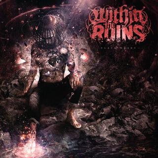 Within the Ruins- Black Heart (Opaque Apple Red & Opaque Silver Vinyl)