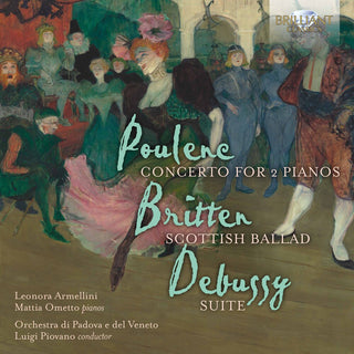 the album cover for Britten / Duo Pianistico Di Padova / Piovano - Concerto for 2 Pianos