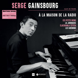 the album cover for Serge Gainsbourg - A La Maison De La Radio (Pink Vinyl)
