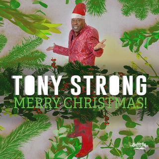 the album cover for Tony Strong - Merry Christmas!