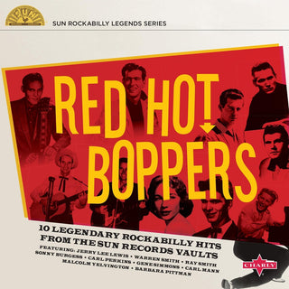 the album cover for Red Hot Boppers / Various 10in - Red Hot Boppers (Various Artists)