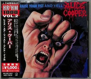 the album cover for Alice Cooper - Raise Your Fist & Yell [Reissue] (Jpn)