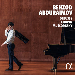the album cover for Chopin / Abduraimov - Debussy Chopin & Mussorgsky