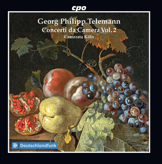 the album cover for Telemann / Koln - Concerti Da Camera 2