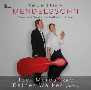 the album cover for Mendelssohn / Marosi / Walker - Complete Works for Cello &Pian