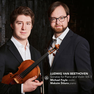 the album cover for Maksim Štšura - Sonatas for Piano & Violin 1