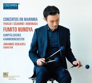 the album cover for Nobunaga / Nunoya - Concertos on Marimba