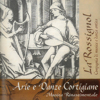 the album cover for Ambrosius / Rossignol - Arie E Danze Cortigiane