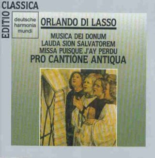 the album cover for Lassus / Pro Cantione Antiqua - Musica Dei Donum