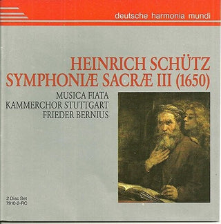 the album cover for Schutz / Bernius / Stuttgart Chamber Choir - Symphoniae Sacrea III
