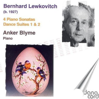 the album cover for Bernhard Lewkovitch  / Blyme,Anker - Piano Sonatas