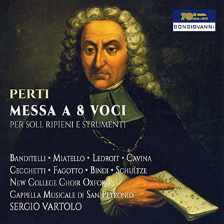 the album cover for Perti / Vartolo - Messa a 8 Voci