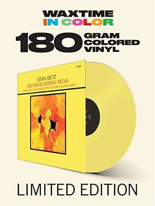 the album cover for Stan Getz - Big Band Bossa Nova [Import Limited Edition Yellow LP]