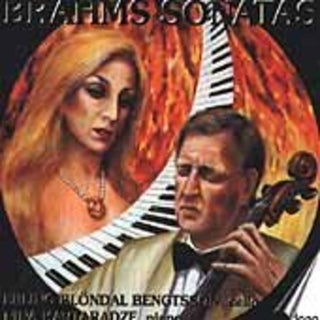 the album cover for Brahms / Bengtsson / Kavtradze - Cello Sonatas