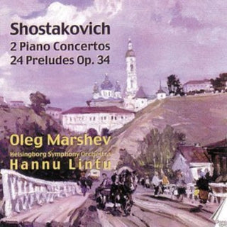 the album cover for Shostakovich / Marshev - 2 Piano Concertos