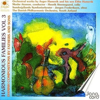 the album cover for Hamerik / Frederiksen / Steensgaard / Atzmon - Harmonious Families 3