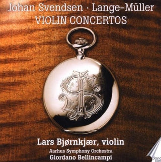 the album cover for Svendsen / Lange-Muller / Bjornkjaer - Violin Concertos