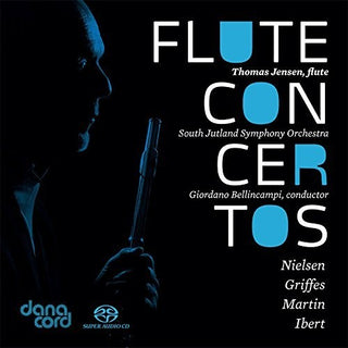 the album cover for THOMAS JENSEN - Flute Concertos