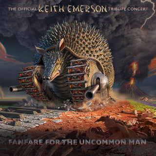 the album cover for Fanfare For The Uncommon Man / Various - Fanfare For The Uncommon Man: Official Keith Emerson Tribute Concert / Various