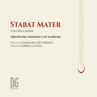 the album cover for Boccherini / Costa / Lorenzo - Stabat Mater