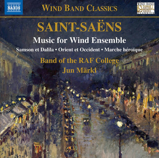 the album cover for Saint-Saens / Markl - Music for Wind Ensemble