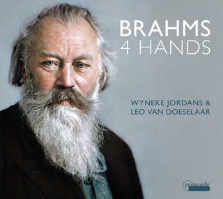 the album cover for Brahms / Jordans / Doeselaar - Brahms 4 Hands