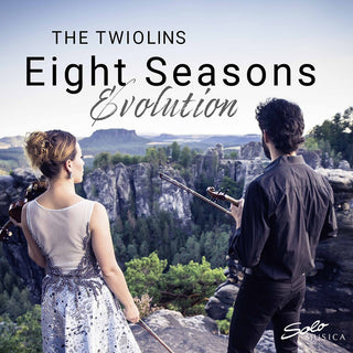 the album cover for Piazzolla / Twiolins - Eight Seasons Evolution