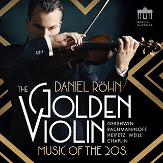 the album cover for Gershwin / Rohn - Golden Violin